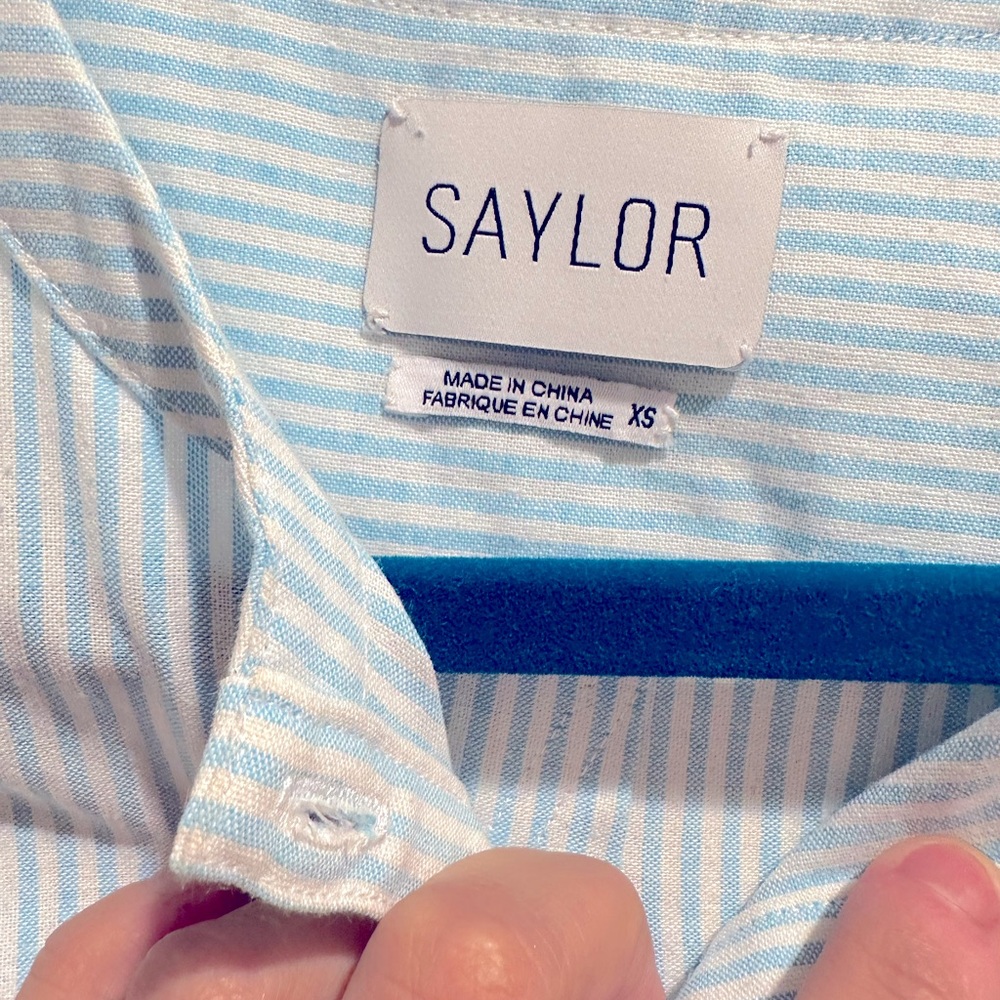 Saylor shirt dress with tie - Picture 4 of 6